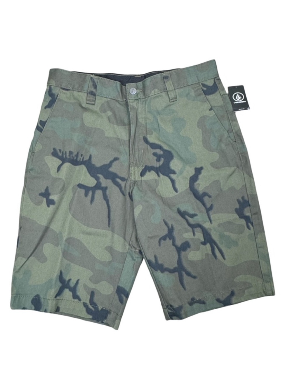 NWT Volcom Men’s VMonty 22 Camo Shorts Size 29 Casual Army Skate Military - Picture 5 of 10